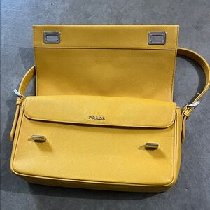 Prada Vibrant Yellow Shoulder Bag